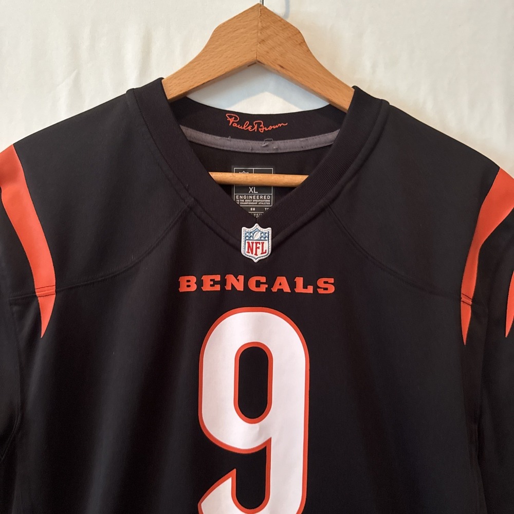 Nike Joe Burrow Cincinnati Bengals Paul Brown Edition Football Jersey XL BLACK